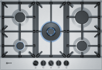 NEFF T27DS59N0 N70, Gas hob, 75 cm * Display to clear * Gas Hob Stainless steel