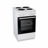 Gorenje E5111WG 4 Zone Solid Plate Freestanding Electric Cooker White