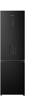 Hisense RB440N4WFF 60cm  325-litre Frost Free With Water Dispenser Freestanding Fridge-Freezer Black Steel