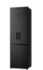 Hisense RB440N4WFF 60cm  325-litre Frost Free With Water Dispenser Freestanding Fridge-Freezer Black Steel