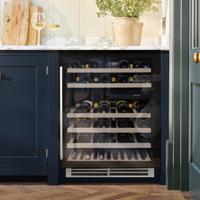 Caple Wi6136 Undercounter Dual Zone Wine Cooler Black