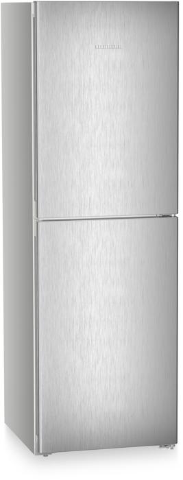 Liebherr CNSFD5204  319-Litre with EasyFresh and NoFrost Freestanding Fridge-Freezer Steel Finish