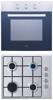 Newworld NWOHPGBKSS 60cm Gas Hob & Electric Fan Oven Pack ( Oven and Hob Pack ) Stainless steel
