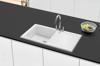 Caple WIL100 Wiltshire 100 Inset Ceramic Sink with Drainer Inset Sink White