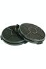 CATA CARBFILT4 One Pack of Two Hood Filters Black