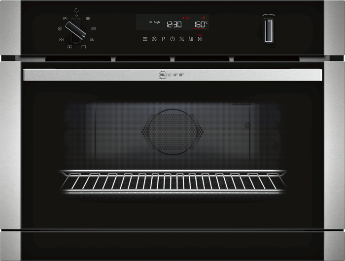 NEFF C1APG64N0B N 50 Compact microwave with steam function 60 x 45 cm Built-in Microwave Stainless steel