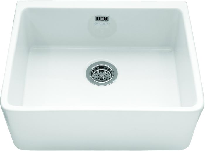 Caple York Sit-On Sink Ceramic 595mm Wide Belfast Sink White
