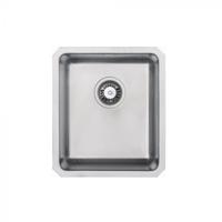 Carysil UM1023 Rhombus Compact Single Bowl Undermount Sink Stainless steel