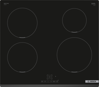 Bosch HHF113BA0B Single Electric Oven + PIE631BB5E 4 Zone Induction ( Oven and Hob Pack ) Black