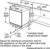 Bosch GUD15AFF0G Built-under Integrated Freezer 