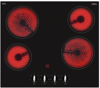 CDA HC6311FR Four zone ceramic hob Ceramic Hob Black