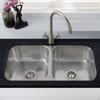 Carysil UM0002 Classic double bowl Undermount Sink Stainless steel