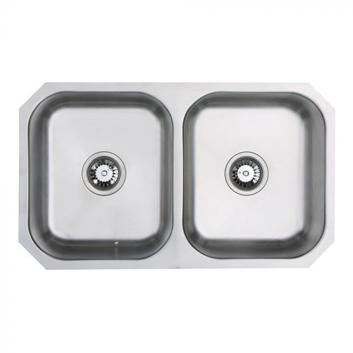 Carysil UM0002 Classic double bowl Undermount Sink Stainless steel