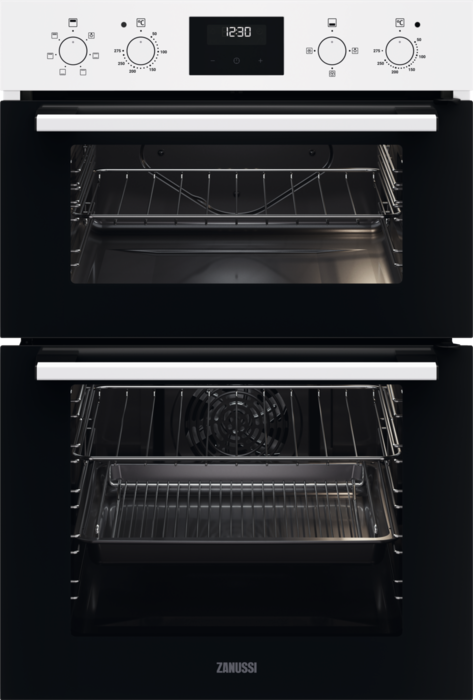 Zanussi ZKHNL3W1 Built-in Double Electric Oven White