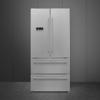 Smeg FQ55FXDF  539-Litre, 2 Doors & 2 Drawers, No Frost American Style Fridge Freezer Steel Look