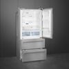 Smeg FQ55FXDF  539-Litre, 2 Doors & 2 Drawers, No Frost American Style Fridge Freezer Steel Look
