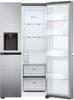LG GSLV71PZTF  LG NatureFRESH™  635-Litres Non-Plumbed American Style Fridge Freezer Shiny Steel