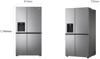 LG GSLV71PZTF  LG NatureFRESH™  635-Litres Non-Plumbed American Style Fridge Freezer Shiny Steel