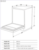 Amica ADF650WH 60cm 14 Place Settings Freestanding Dishwasher White
