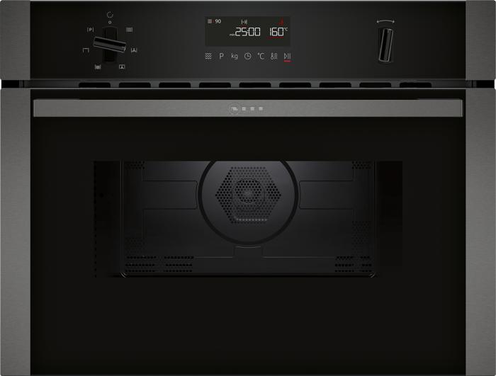 NEFF C1AMG84G0B N 50, microwave with hot air, 60 x 45 cm Built-in Microwave Graphite Grey
