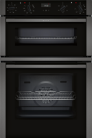 NEFF N 50 U1ACE2HG0B CircoTherm® Built-in Double Electric Oven Graphite