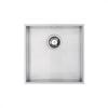 Carysil SQI10 Qube Compact Single Bowl Undermount Sink Brushed Steel