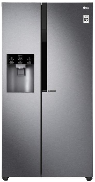 LG GSL460ICEV Inverter Linear Compressor™  606-Litre Frost Free ( Plumbed ) American Style Fridge Freezer Dark Graphite