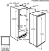 Zanussi ZRDN18FS1 Tall Larder Fridge + ZUNN18FS1 Frost Free Freezer ( Integrated Fridge and Freezer ) White