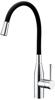 Clearwater MO2CP Morpho Single Lever Flex Spout Tap Black / Chrome