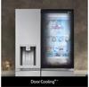 LG GSXV90BSAE InstaView Door-in-Door 635-Litre WiFi connected American Style Fridge Freezer Noble Steel
