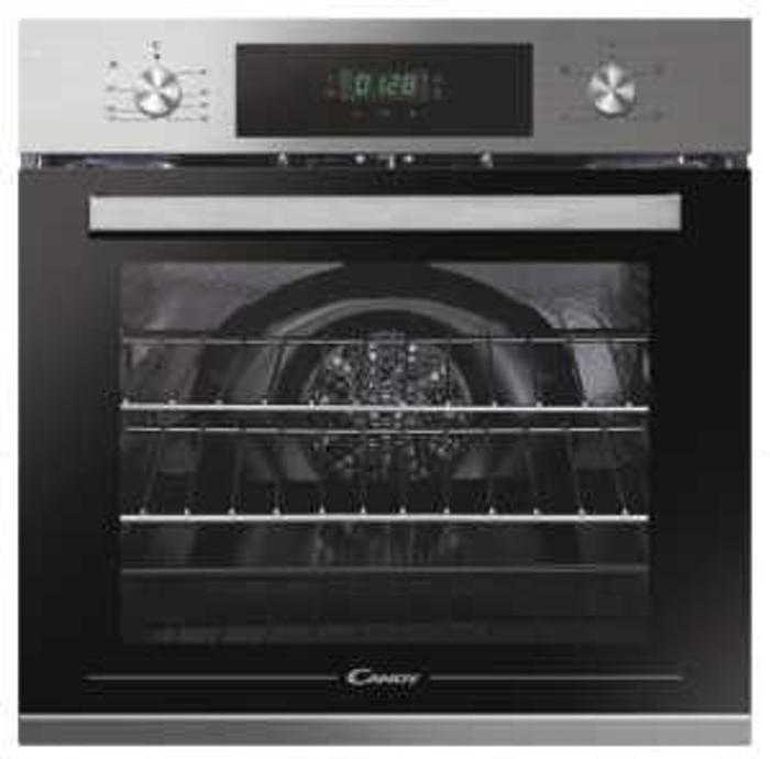 Candy FCT405X Single Electric Oven + C750G 4 Burner Gas Hob ( Oven and Hob Pack ) Stainless steel