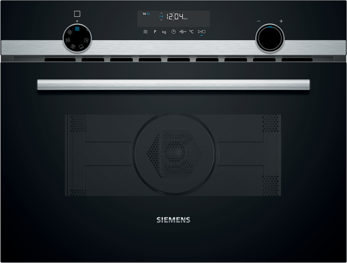 Siemens CM585AGS0B  iQ500, Built-in microwave oven with hot air, 60 x 45 cm 900W Built-in Microwave Stainless steel