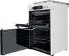 Hotpoint HDM67G9C2CW/UK Double cavity Freestanding Dual Fuel Cooker White