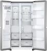 LG GSLV91PZAE Water & Ice Dispenser ThinQ(WiFi) 635-Litres American Style Fridge Freezer Platinum Silver