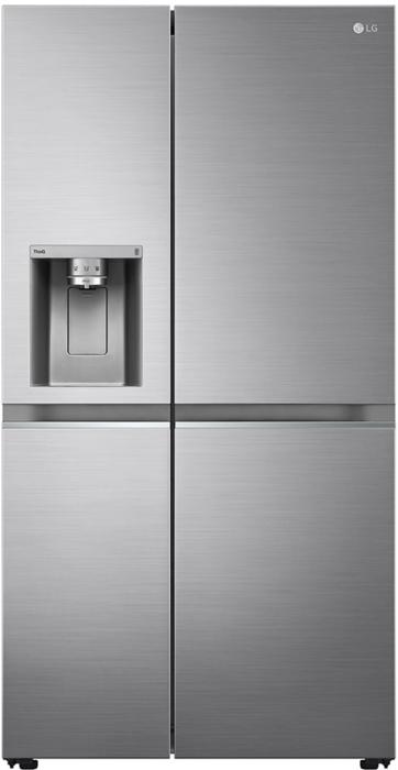 LG GSLV91PZAE Water & Ice Dispenser ThinQ(WiFi) 635-Litres American Style Fridge Freezer Platinum Silver