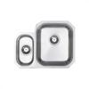 Carysil UM0001RH (UM0001/2RH) CLASSIC (Right hand main bowl) 1.5 BOWL Undermount Sink Stainless steel