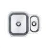Carysil UM0001 CLASSIC reversible 1.5 BOWL Undermount Sink Stainless steel