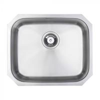 Carysil UM1009 Classic Large Single Bowl Undermount Sink Stainless steel