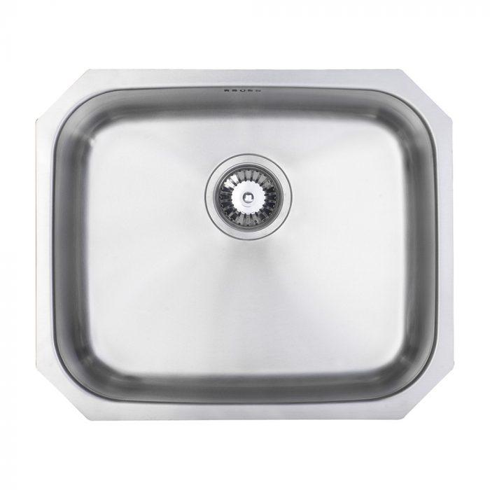 Carysil UM1009 Classic Large Single Bowl Undermount Sink Stainless steel