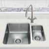Carysil UM2501 RHOMBUS reversible 1.5 BOWL Undermount Sink Stainless steel