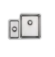 Carysil UM2501RH RHOMBUS  (Right hand main bowl) 1.5 Bowl Undermount Sink Stainless steel