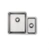 Carysil UM2501LH RHOMBUS (Left Hand main bowl) 1.5 BOWL Undermount Sink Stainless steel