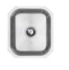 Carysil UM1006 Classic Compact Single Bowl Undermount Sink Stainless steel