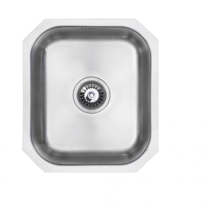 Carysil UM1006 Classic Compact Single Bowl Undermount Sink Stainless steel