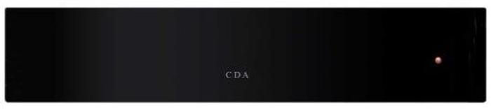 CDA VW153BL 14cm Built-in Warming Drawer Black