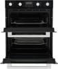 Belling 444411630 BI703MFC Built-Under Double Electric Oven Black