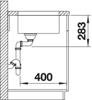 Blanco Supra 500-U Undermount Sink Stainless steel