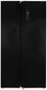 Newworld NWSBS562BV2 90cm  No Frost American Style Fridge Freezer Black