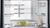Siemens KF96RSBEA iQ700 French Door Bottom Mount Glass door Nofrost American Style Fridge Freezer Black