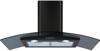 CDA ECP92BL Curved glass extractor Hood Black